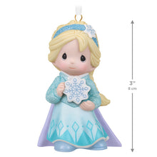 Load image into Gallery viewer, Disney Precious Moments Frozen Elsa Porcelain Ornament - Hallmark Timmins