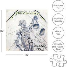 Load image into Gallery viewer, METALLICA AND JUSTICE FOR ALL 500 PIECE JIGSAW PUZZLE