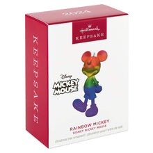 Load image into Gallery viewer, Disney Mickey Mouse Rainbow Mickey Ornament