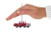 Load image into Gallery viewer, Mini Lil' American Trucks 1978 Dodge Li'l Red Express Truck 2025 Metal Ornament, 0.75"