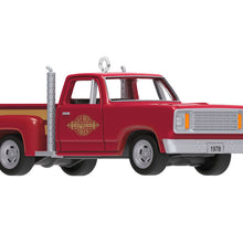 Load image into Gallery viewer, Mini Lil' American Trucks 1978 Dodge Li'l Red Express Truck 2025 Metal Ornament, 0.75"