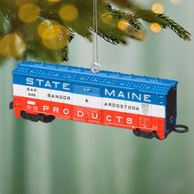 Load image into Gallery viewer, Lionel® Bangor & Aroostook State of Maine Boxcar Metal Ornament - Hallmark Timmins