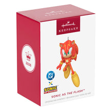 Load image into Gallery viewer, DC™ x Sonic the Hedgehog™ Sonic as The Flash™ Ornament