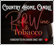 Load image into Gallery viewer, Red Wine & Tobacco - Country Home Candle