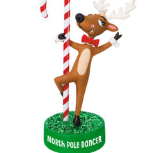 Load image into Gallery viewer, North Pole Dancer Ornament With Sound