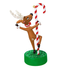 Load image into Gallery viewer, North Pole Dancer Ornament With Sound