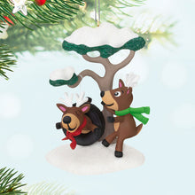 Load image into Gallery viewer, Reindeer Antics Ornament