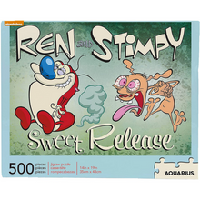 Load image into Gallery viewer, Ren & Stimpy 500pc Puzzle by Aquarius