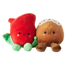 Load image into Gallery viewer, Better Together Rose and Truffle Magnetic Plush Pair, 5.25"