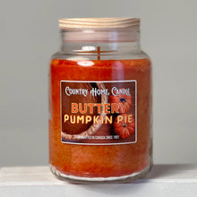 Load image into Gallery viewer, Buttery Pumpkin Pie - Country Home Candle 26oz
