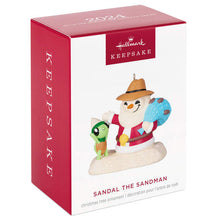 Load image into Gallery viewer, Sandal the Sandman Ornament