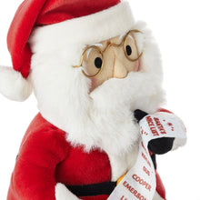 Load image into Gallery viewer, Santa Claus Musical Christmas Tree-Lighting Plush Figurine, 12"
