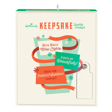 Load image into Gallery viewer, Holly Jolly Santa Ornament With Light