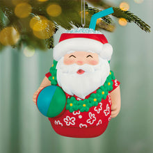 Load image into Gallery viewer, Seasons Tiki-ngs Santa Ornament