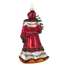 Load image into Gallery viewer, Santa Claus Glass Ornament