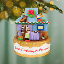 Load image into Gallery viewer, The Night Before Christmas Ornament With Light, Sound and Motion - Hallmark Timmins