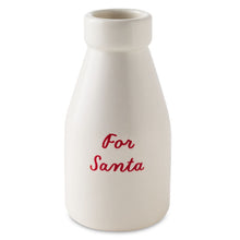 Load image into Gallery viewer, Santa Cookie Plate and Milk Bottle Christmas Gift Set