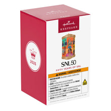 Load image into Gallery viewer, Saturday Night Live Fifty Years of SNL Ornament With Sound