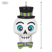 Load image into Gallery viewer, Mini Spooky Little Skull Ornament, 1"