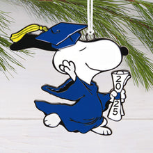 Load image into Gallery viewer, Peanuts® Snoopy 2025 Graduate Metal Hallmark Ornament
