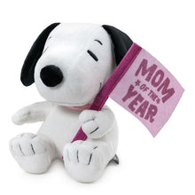 Load image into Gallery viewer, Peanuts® Snoopy Mother's Day Plush With Flag, 6.5" - Hallmark Timmins