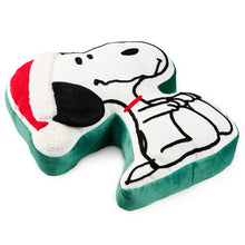 Load image into Gallery viewer, Peanuts® Santa Snoopy Shaped Pillow, 13x15