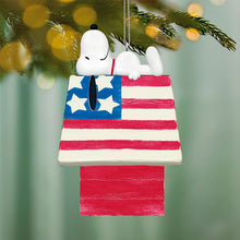 Load image into Gallery viewer, The Peanuts® Gang Patriotic Snoopy Ornament
