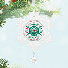 Load image into Gallery viewer, Snowflake 2025 Porcelain Ornament