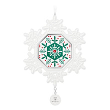 Load image into Gallery viewer, Snowflake 2025 Porcelain Ornament