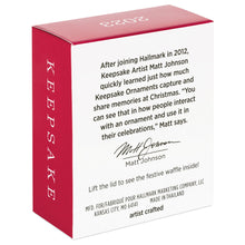 Load image into Gallery viewer, Mini Whimsical Waffles Ornament, 1.09"