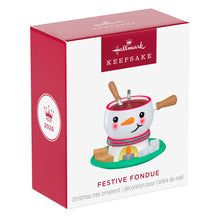 Load image into Gallery viewer, Mini Festive Fondue Ornament, 1" - Hallmark Timmins