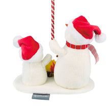 Load image into Gallery viewer, Roasting Marshmallows Snowmen 2025 Fabric Hallmark Ornament