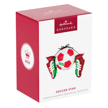 Load image into Gallery viewer, Soccer Star 2025 Ornament