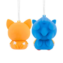 Load image into Gallery viewer, Better Together Sonic the Hedgehog™ and Tails Magnetic Hallmark Ornaments, Set of 2