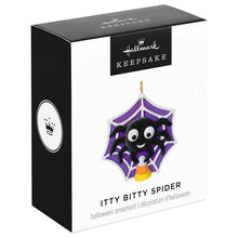Load image into Gallery viewer, Mini Itty Bitty Spider Ornament, 1.25"