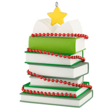 Load image into Gallery viewer, Light Holiday Reading Ornament