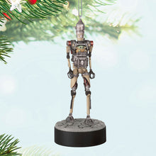 Load image into Gallery viewer, Star Wars: The Mandalorian™ Grogu™ Operating IG-12™ Ornament With Sound