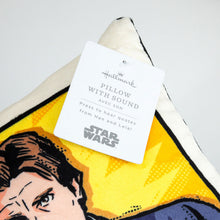 Load image into Gallery viewer, Star Wars™ Han Solo™ and Princess Leia™ Pillow With Sound