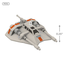 Load image into Gallery viewer, Mini Star Wars: The Empire Strikes Back™ Rebel Snowspeeder™ Ornament, 0.25"