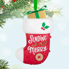 Load image into Gallery viewer, Sending All the Merry Recordable Sound Ornament