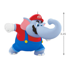 Load image into Gallery viewer, Nintendo Powered Up With Mario Elephant Mario Ornament