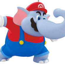 Load image into Gallery viewer, Nintendo Powered Up With Mario Elephant Mario Ornament