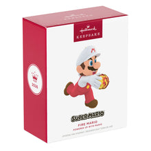 Load image into Gallery viewer, Nintendo Powered Up With Mario Fire Mario Ornament