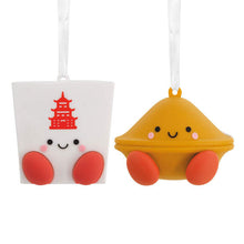 Load image into Gallery viewer, Better Together Takeout Box and Fortune Cookie Magnetic Hallmark Ornaments, Set of 2