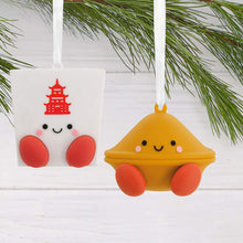 Load image into Gallery viewer, Better Together Takeout Box and Fortune Cookie Magnetic Hallmark Ornaments, Set of 2