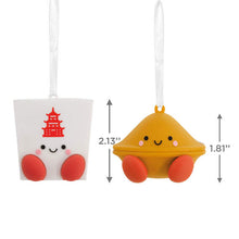 Load image into Gallery viewer, Better Together Takeout Box and Fortune Cookie Magnetic Hallmark Ornaments, Set of 2