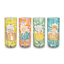Load image into Gallery viewer, The Golden Girls Cameos and Quotes Drinking Glasses, Set of 4 - Hallmark Timmins