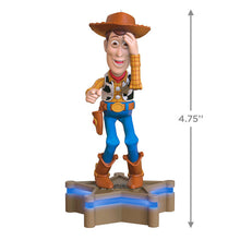 Load image into Gallery viewer, Disney/Pixar Toy Story Collection Sheriff Woody Ornament With Light and Sound