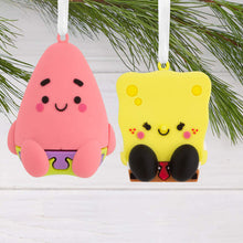 Load image into Gallery viewer, Better Together Nickelodeon SpongeBob SquarePants and Patrick Star Magnetic Hallmark Ornaments, Set of 2