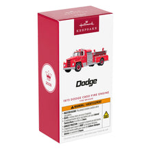 Load image into Gallery viewer, Fire Brigade 1973 Dodge C800 Fire Engine 2026 Ornament With Light - Hallmark Timmins